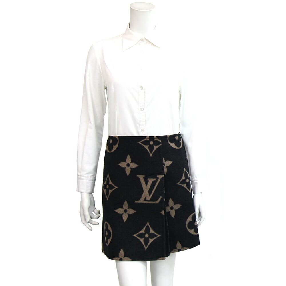 美品　ルイヴィトン　スカート　ブラック38 楽天市場】【返品可】LOUIS VUITTON【ルイヴィトン】モノグラム