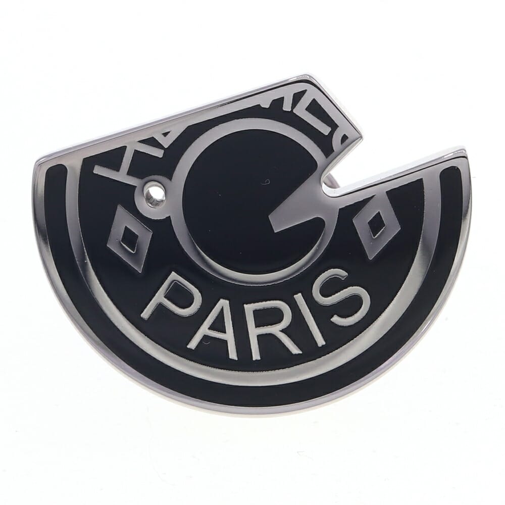 楽天市場】エルメス HERMES ピンバッジ ブルーグレーxブラックx