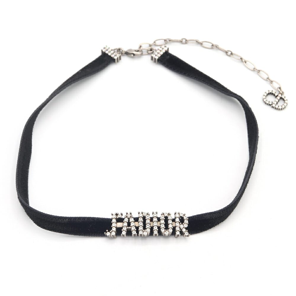楽天市場】美品 ディオール Dior リボン ネックレス CD モチーフ