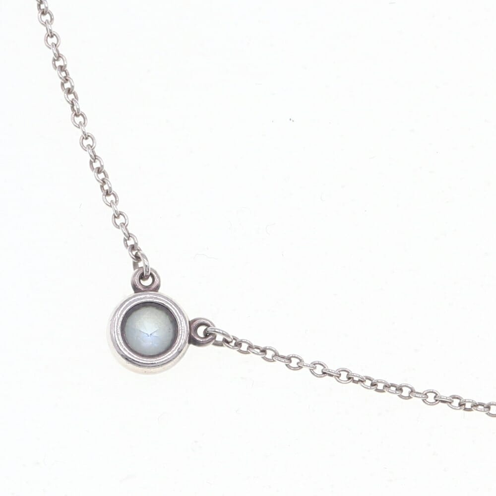 【中古】 ティファニー ネックレス エルサペレッティ バイザヤード アクアマリンペンダント SV スターリングシルバー925 アクアマリン 中古 アクセサリー ジュエリー レディース TIFFANY＆CO | ブランド 中古アクセサリー ブランドアクセサリー シルバーアクセサリー tiffany