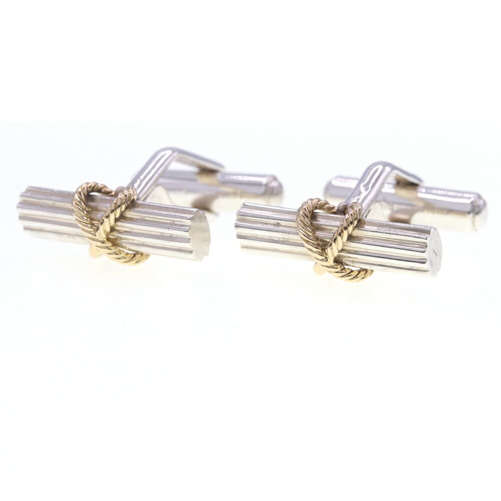 楽天市場】エルメス カフス シルバー 925 カフリンクス カフスボタン