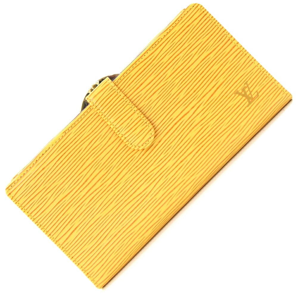 ルイヴィトン　エピコンチネンタル・ヴィエノワ　二つ折り長財布　がま口型　イエロー 2511060351.jpg