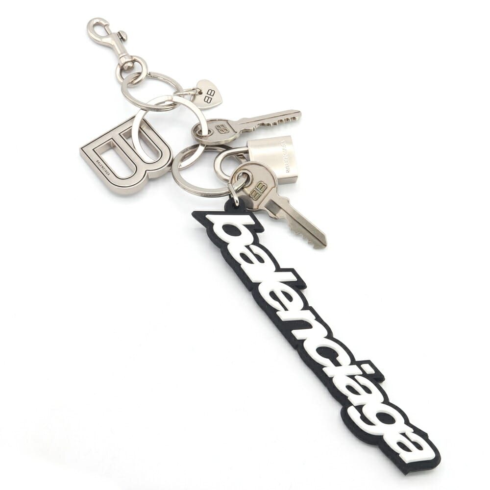 楽天市場】BALENCIAGA バレンシアガ キーリング キーホルダー 768538