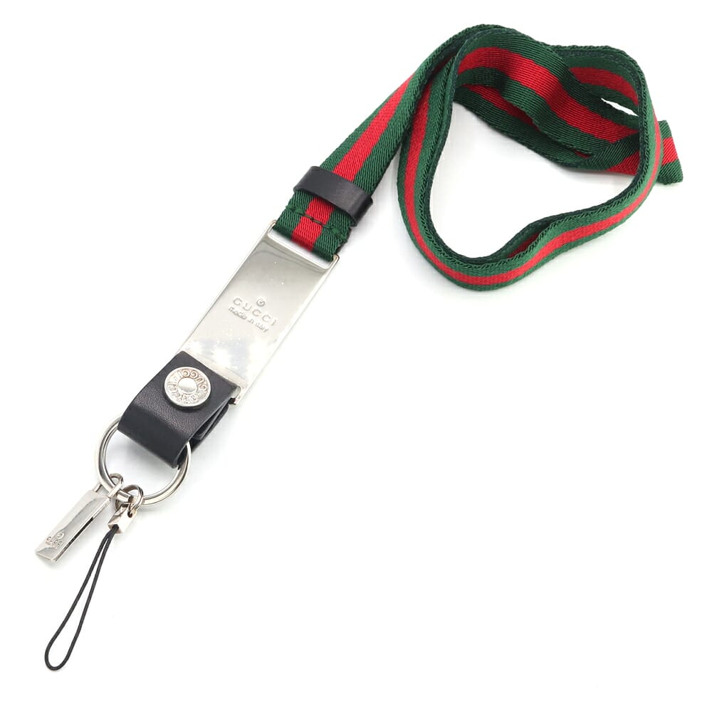 楽天市場】グッチ ネックストラップ IDカードホルダー シェリー