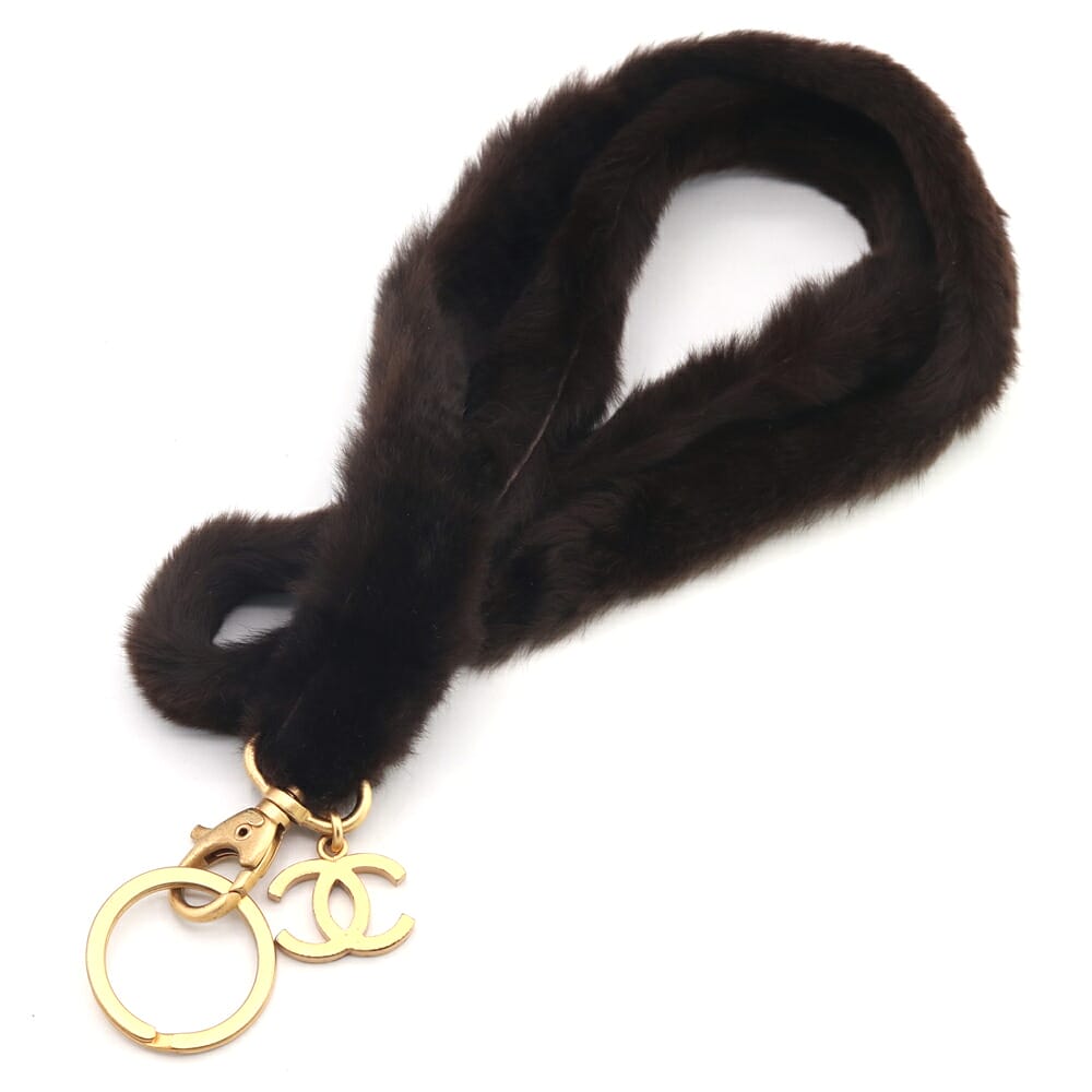 【希少　美品】CHANEL ココマーク　スマホ　ストラップ　キーホルダー CHANEL（シャネル） 携帯ストラップ チャーム キーホルダー ココマーク