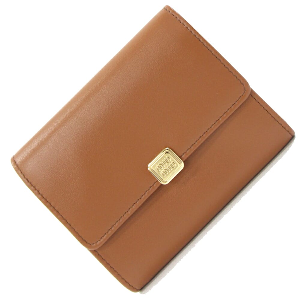 楽天市場】miumiu(ミュウミュウ) マドラス リボン ミディアム 三つ折り