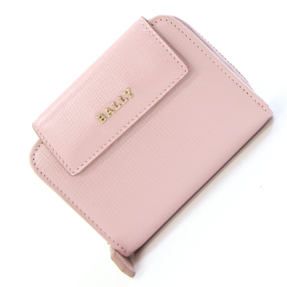 BALLY レディース ピンク 二つ折り財布 Wホック BALLY レディース ピンク 二つ折り財布 Wホック｜Bally（バリー