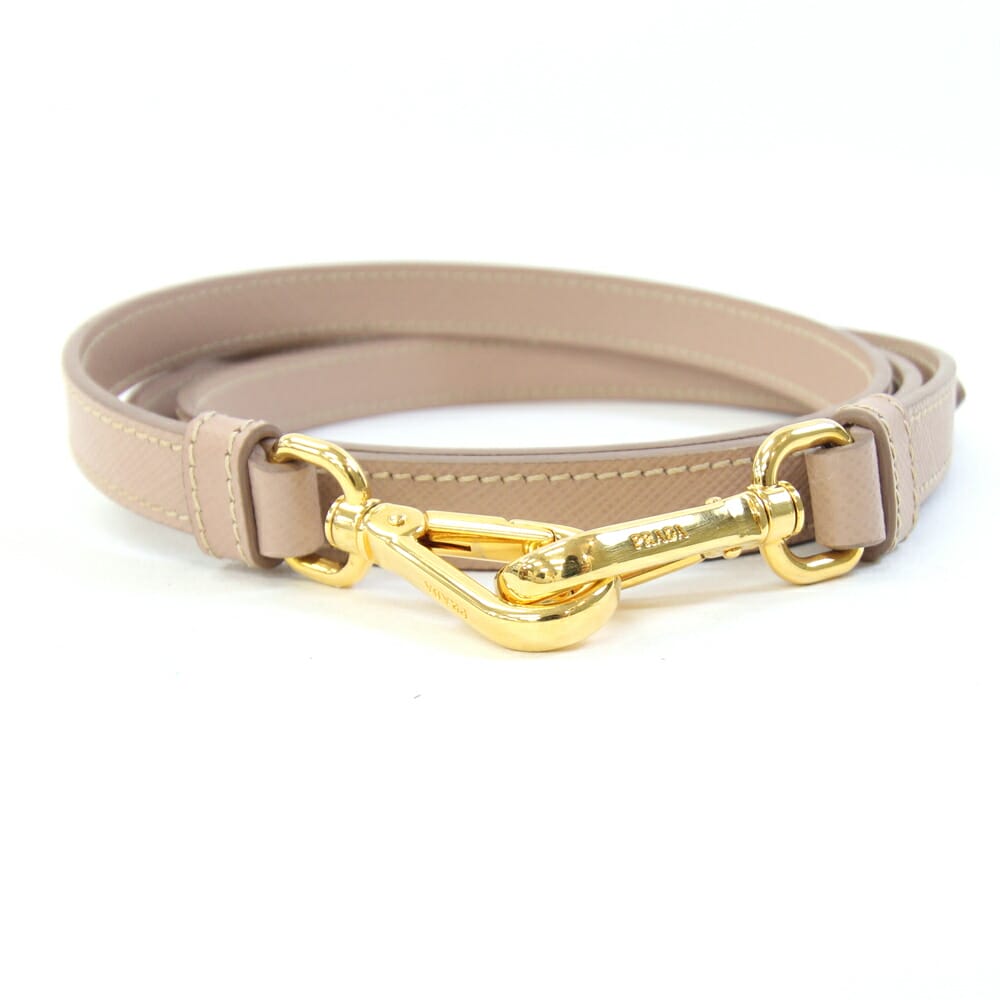 楽天市場】プラダ ショルダーストラップ ピンクベージュ ゴールド金具