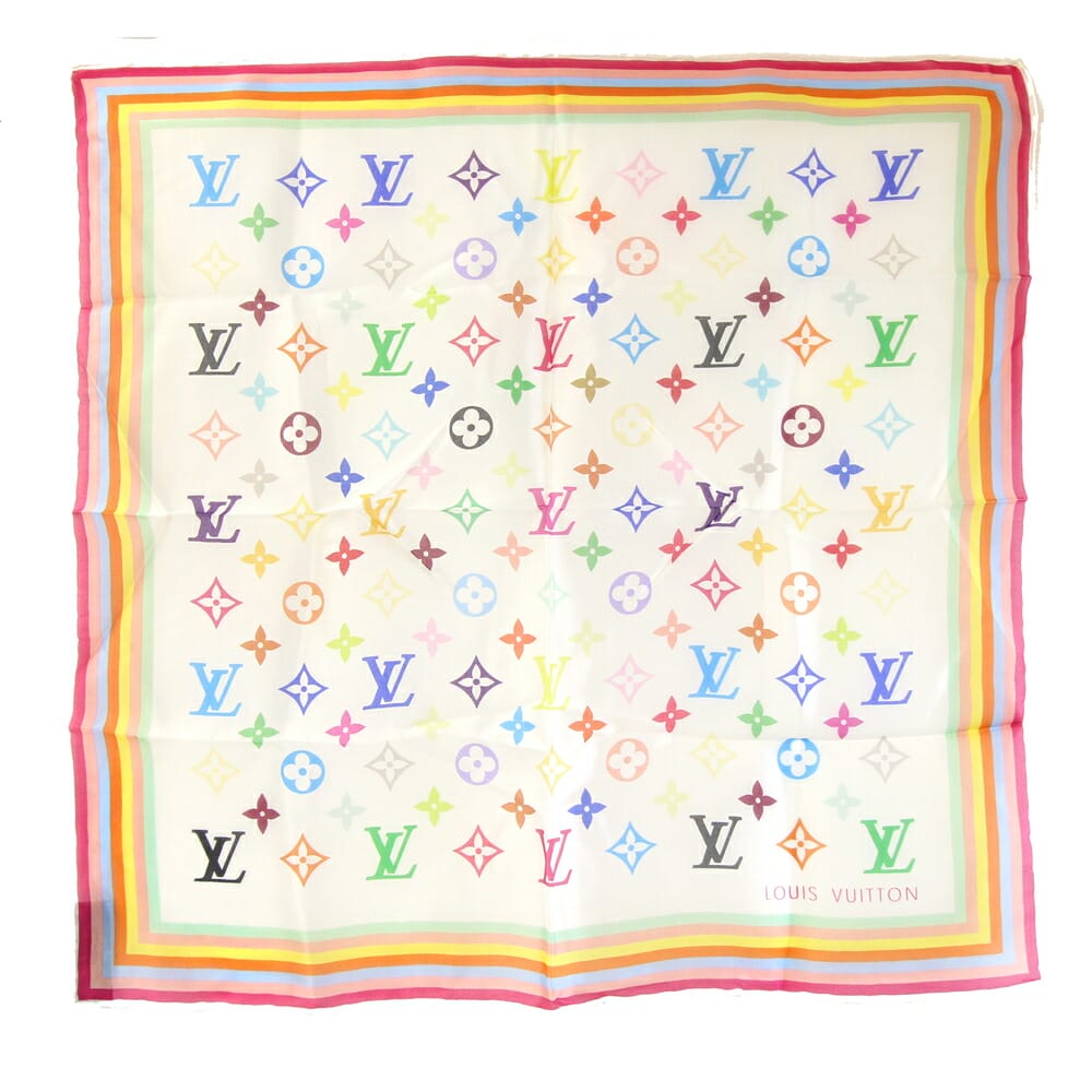 楽天市場】【20%OFF】 ルイヴィトン スカーフ LV × YK カレ45