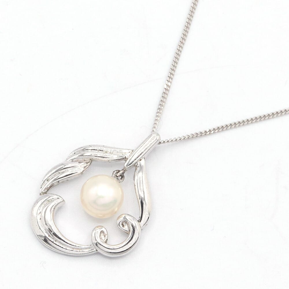 楽天市場】ミキモト ネックレス パール □S刻印 シルバー 中古