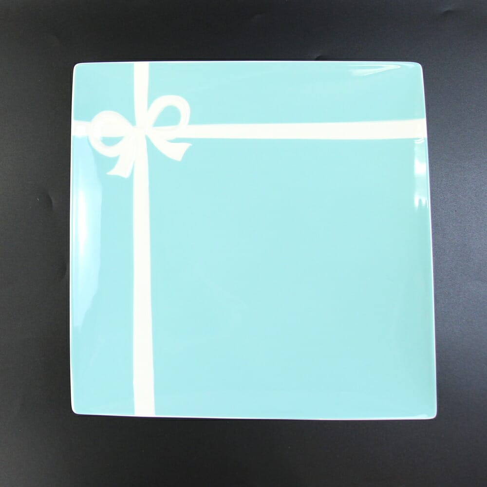 楽天市場】未使用 ティファニー ボウシリーズ リボン ブルー 食器