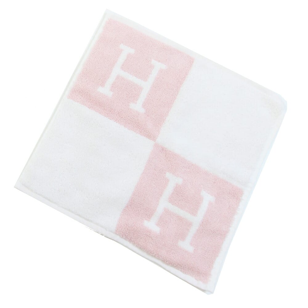 楽天市場】【新品】 エルメス タオル カレ アヴァロン Hロゴ ジャ