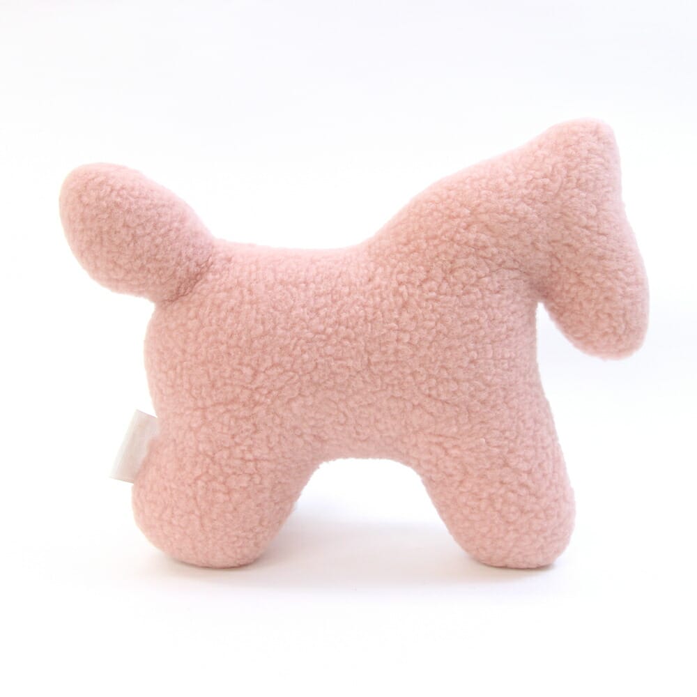 エルメス ぬいぐるみ シュヴァル エルプルシュ さくら色 羊毛100％ 中古 馬 導管 あやつり人形 室内装飾 オブジェ HERMES