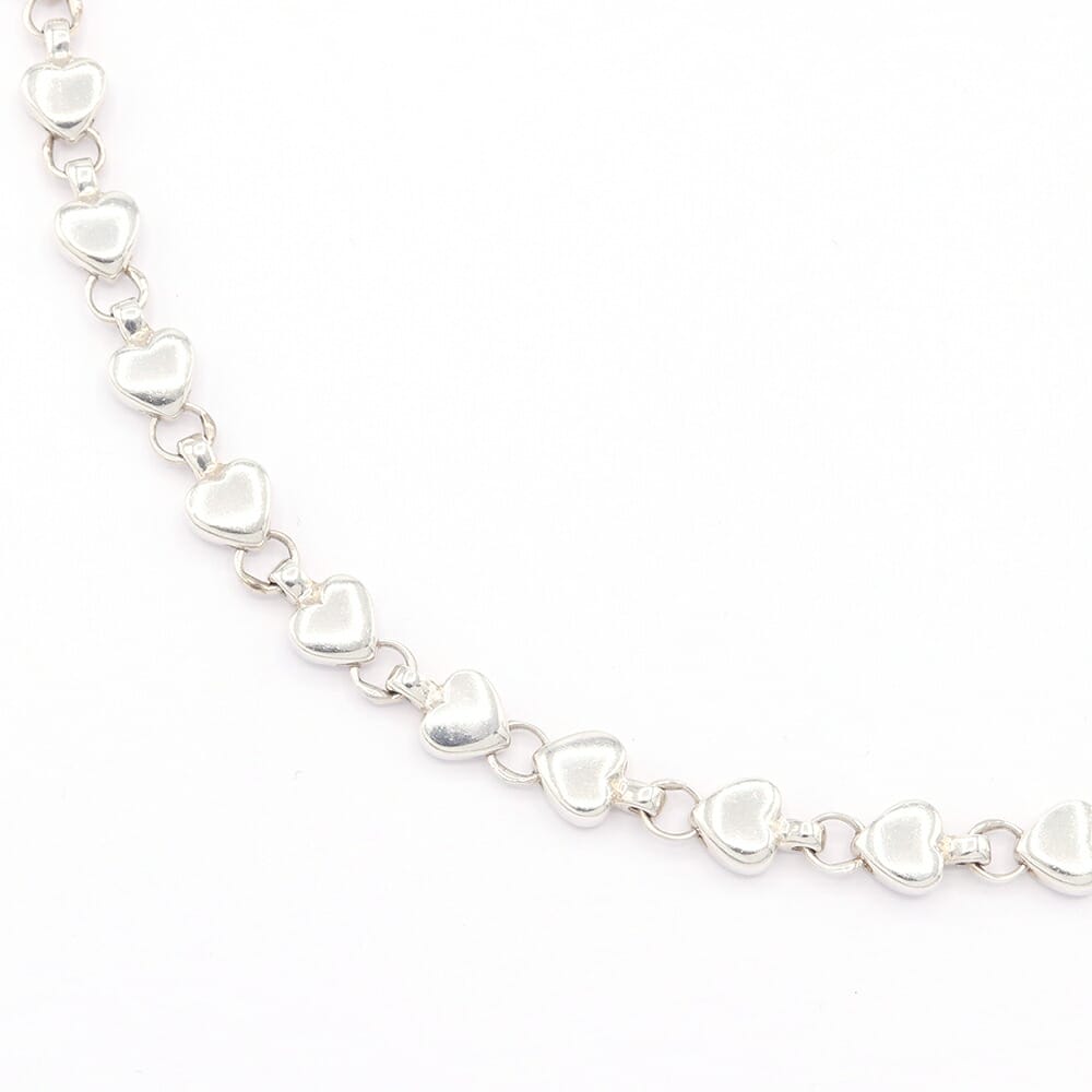 ティファニー ネックレス パフハート SV スターリングシルバー925 中古 ペンダント アクセサリー ヴィンテージ オールド TIFFANY＆CO