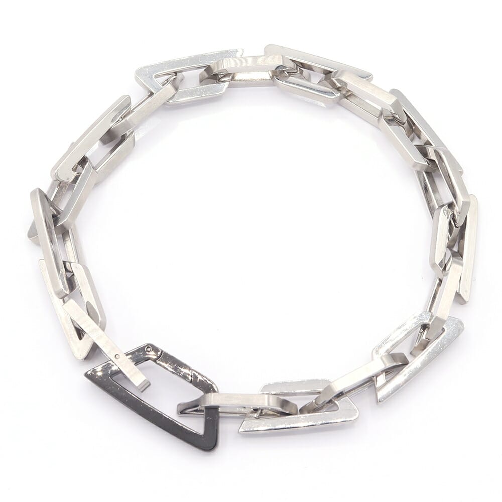 ディーゼル ブレスレット シルバー STEEL スチール 中古 アクセサリー メンズ 男性 DIESEL