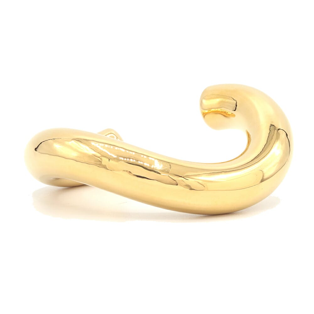バレンシアガ バングル ゴールド メタル Mサイズ 中古 腕輪 カフ ブレスレット アクセサリー レディース BALENCIAGA 21,158円
