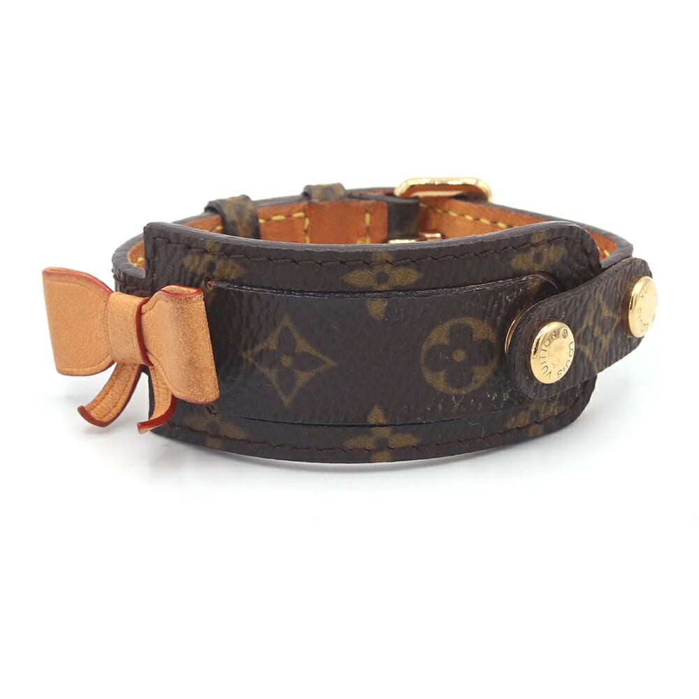 ルイヴィトン ブレスレット モノグラム ブラスレ ポルト アドレス M92577 中古 アクセサリー リボン 腕輪 レディース LOUIS VUITTON｜マダムブランド 店