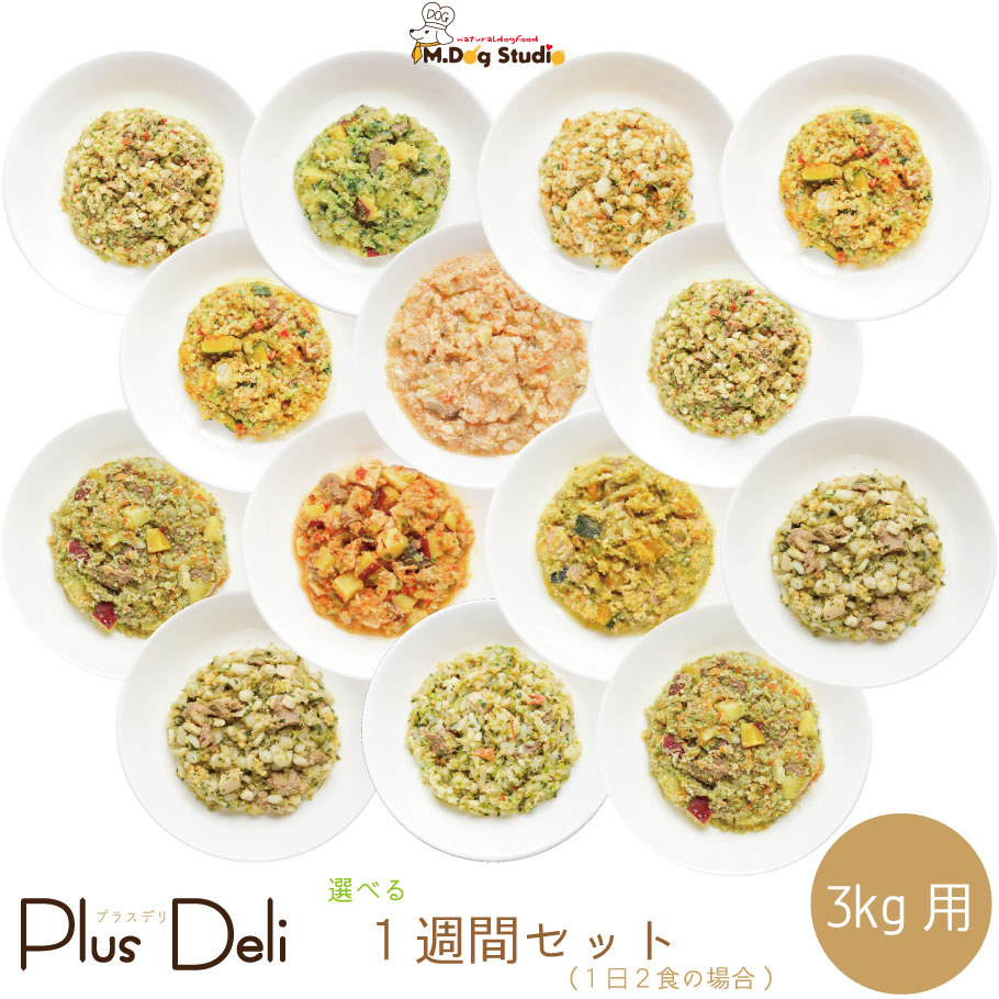 【滋養物供給献立て表取りつくろう！】PlusDeli(プラスデリ)1週仕掛ける３kg用 |犬 無足し加える 犬 おじや ドッグフード 国産 犬 アレルギー反応 犬用 上げ米 えさ 餌 肉 年がしら 愛玩動物ボンネット 手作り食 老犬 愛犬 おかず 情の籠もったボンネット 情の籠もった