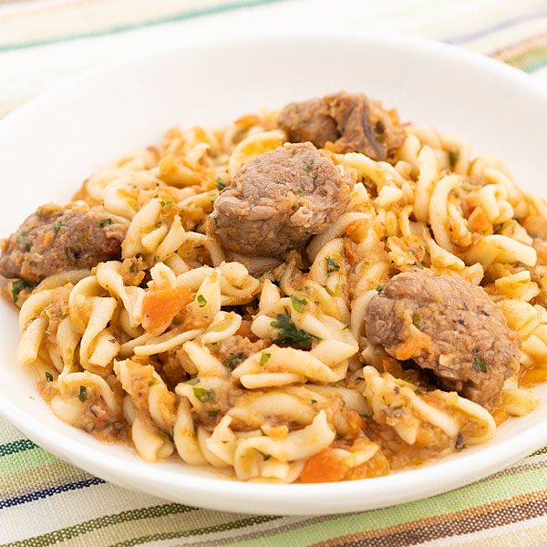 【楽天市場】手作り 犬 ごはん ゴロッと牛肉のラグーソースパスタ 100g入：手作り犬ごはんM.dogstudio