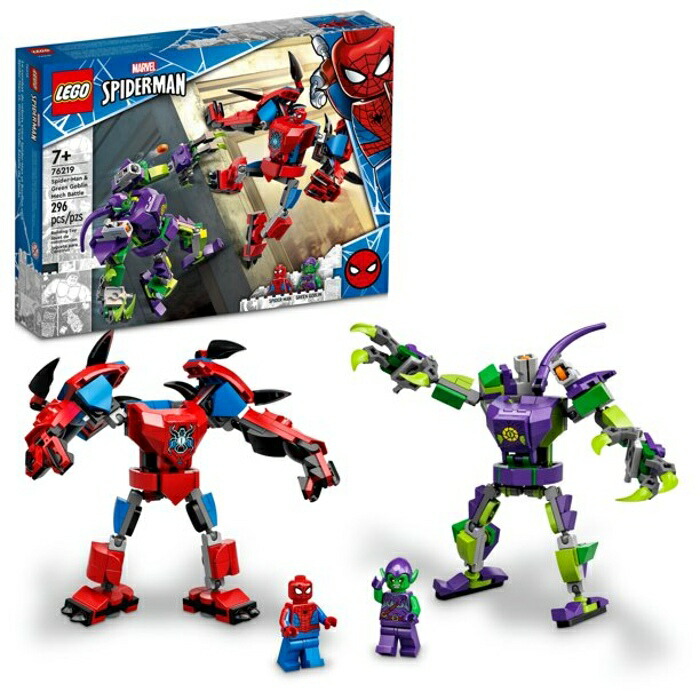 【並行輸入品】 レゴ マーベル スーパー・ヒーローズ スパイダーマンと緑であること・ゴブリンのメカスーツバトル 76219 【 レゴブロック カッコ好いたらしい 文字記号 手あそび 把握 寄せ合わせ 差し上げ物 生まれ落ちる日 差し上げ物 ご褒奨金 】