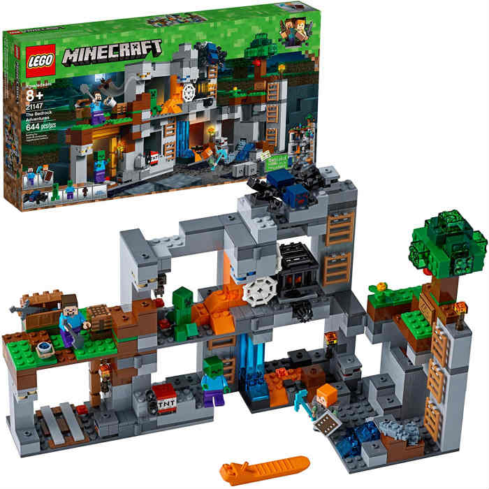 楽天市場 レゴ マインクラフト ベッドロックの冒険 Lego Minecraft The Bedrock Adventures Building Kit レゴブロック おもちゃ 鑑賞 コレクション プレゼント 誕生日 贈り物 ご褒美 並行輸入品 えむはーとドットコォム