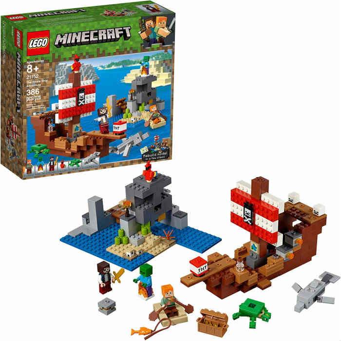 楽天市場 レゴ マインクラフト 海賊船の冒険 Lego Minecraft The Pirate Ship Adventure Building Kit レゴブロック おもちゃ 鑑賞 コレクション プレゼント 誕生日 贈り物 ご褒美 並行輸入品 えむはーとドットコォム