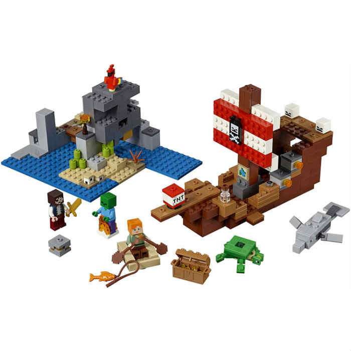 送料無料 レゴ マインクラフト 海賊船の冒険 Lego Minecraft The Pirate Ship Adventure Building Kit レゴブロック おもちゃ 鑑賞 コレクション プレゼント 誕生日 贈り物 ご褒美 並行輸入品w 限定製作 E Compostela Gob Mx