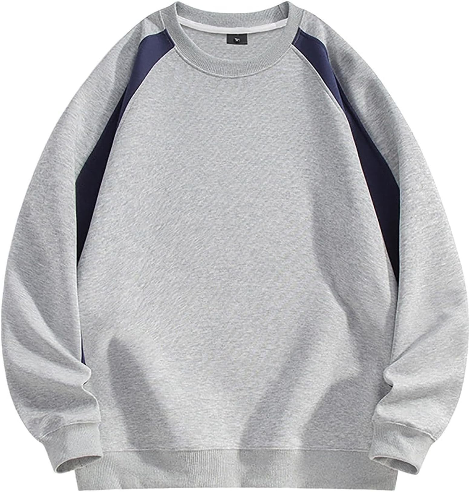 トレーナー スウェットシャツ メンズ ロングtシャツ 無地 カジュアル メンズトレーナー 厚手 ベーシック スウェット 丸首 切り替え プルオーバー ストライプ Tシャツ 筋トレ 柔らかい 春秋冬 6,847円