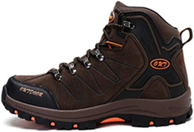 キャンプシューズ ハイカット 24.5cm ハイキング 靴 登山靴 遠足 ハイキング トレッキングシューズ 防滑 軽登山用シューズ 衝撃吸収 四季通用 旅行 キャンプ アウトドア ブラウン 耐磨耗 メ|M&ONE2024