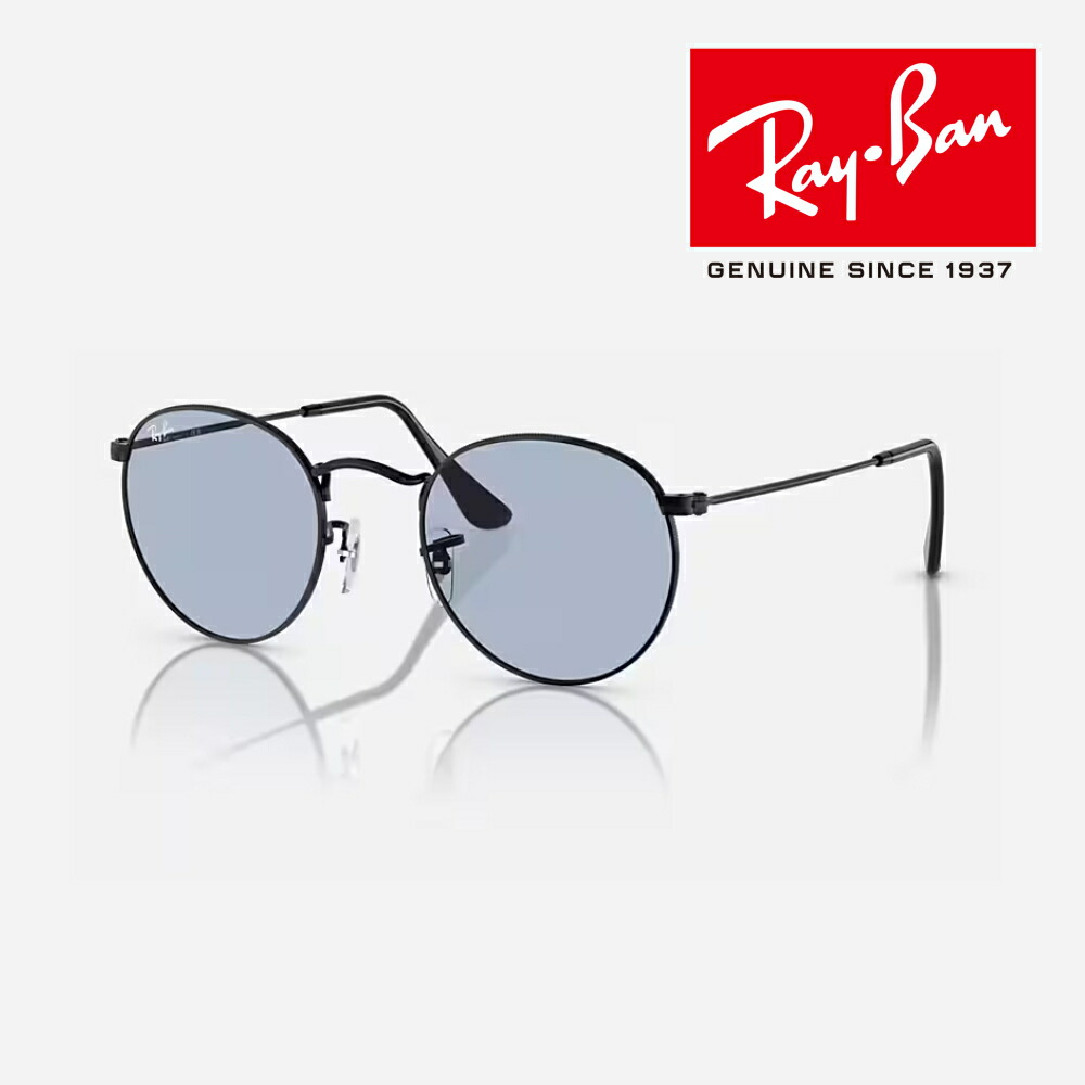 【10%OFFｸｰﾎﾟﾝ+P10倍!】【20％OFF！】レイバン サングラス Ray-ban RB3447 002/64 ROUNDMETAL ラウンドメタル サイズ50 父の日 ギフト プレゼント Luxottica Japan ルックスオティカ正規品