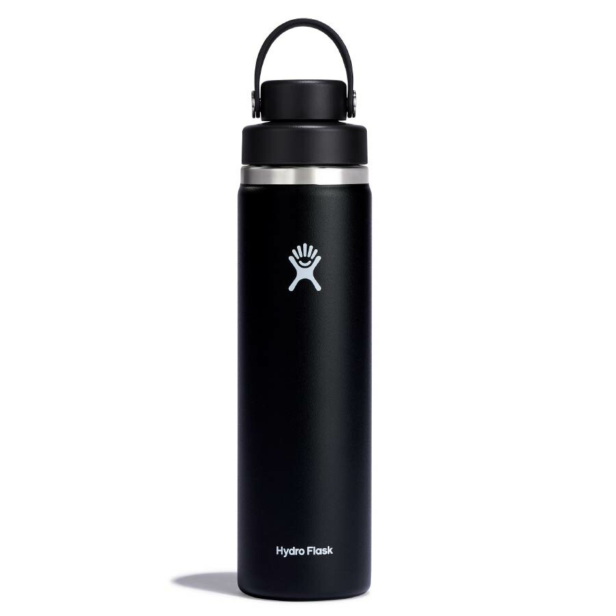 ハイドロフラスク Hydro Flask HYDRATION 24oz WIDE MOUTH FLEX CHUG CAP Black 8901590032232 [水筒 マイボトル 保温保冷]