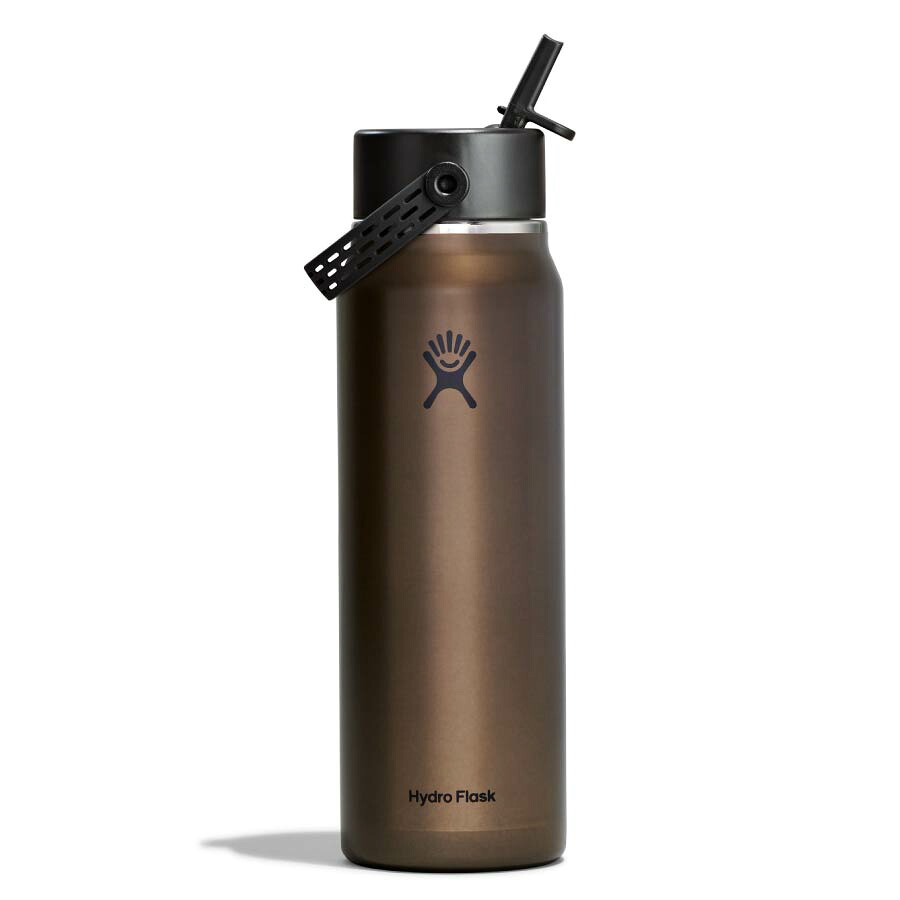 ハイドロフラスク Hydro Flask LIGHTWEIGHT 32薬局衡オンス WIDE FLEX STRAW CAP Obsidian 8902160060261 [マグボトル 吸い筒]