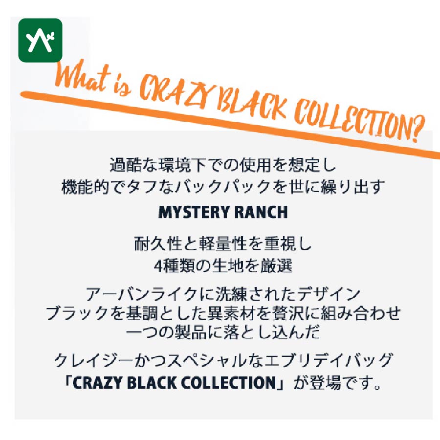 ミステリーランチ Mystery Ranch 2 デイアサルト クレイジーブラック アウトドア バックパック Sotosotodays Mystery ソトソトデイズ キャンプ アウトドアギア専門店 ミステリーランチ バックパック