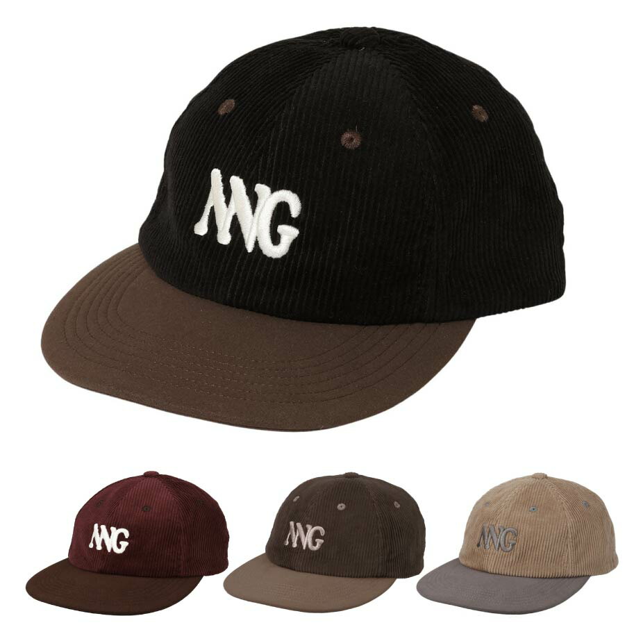 ナンガ　キャップ　コーデュロイ　黒 NANGA（ナンガ） キャップ CORDUROY NNG LOGO CAP コーデュロイ NNG