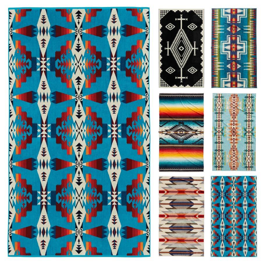 ペンドルトン PENDLETON ジャガードタオルオーバーS 19373185008000 [天鵞絨調]【大売り出し通貨価値品は返品・取り替えっこ不可】