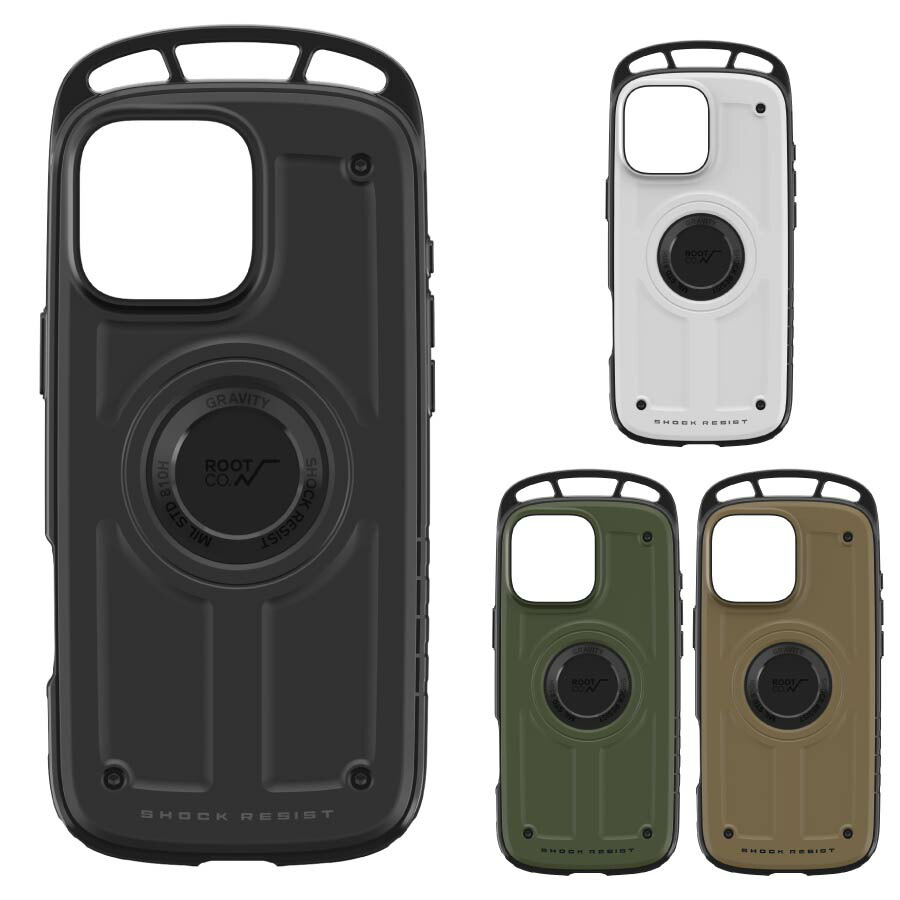 iPhoneアクセサリー GRAVITY Shock Resist Case iPhone 11 Pro Shock Resist Case ＋Hold. for iPhone11 Pro | ROOT CO. Designed in
