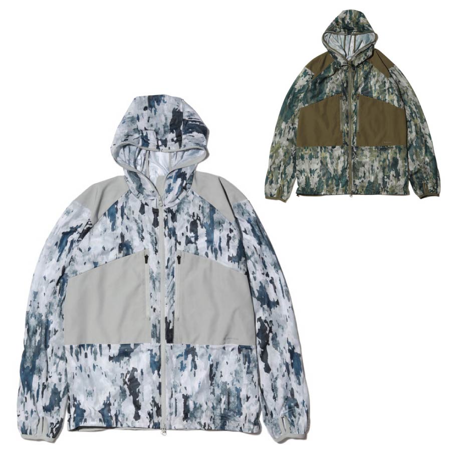 スノーピーク snow peak Printed Insect Shield Mesh Jacket JK-24SU012 [虫除け対策]｜sotosotodays -ソトソトデイズ-