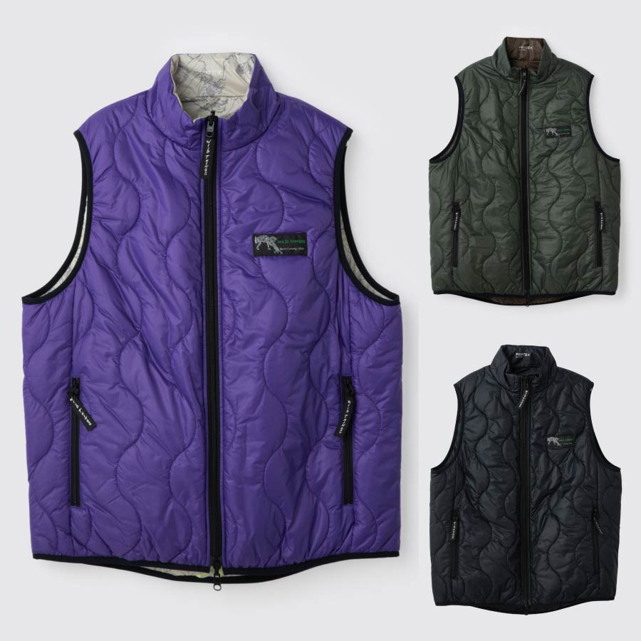 ワイルドシングス WILDTHINGS REVERSIBLE BELAY VEST WT25140SK [ベスト 中綿]【セール価格品は返品・交換不可】｜sotosotodays -ソトソトデイズ-