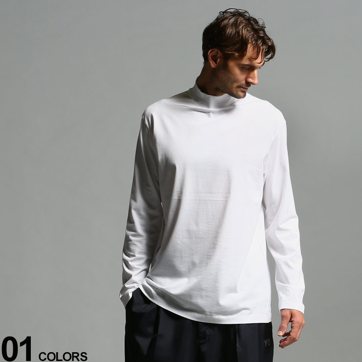 最安値 楽天市場 Y 3 ワイスリー ワンポイントロゴ モックネック 長袖 Tシャツ Mock Neck Ls Teeブランド メンズ 男性 トップス Tシャツ ロンt ハイネック 無地 長袖 アディダス スポーツ シンプル Y3gk4496 メンズショップ サカゼン 日本最大級 トップス Tシャツ