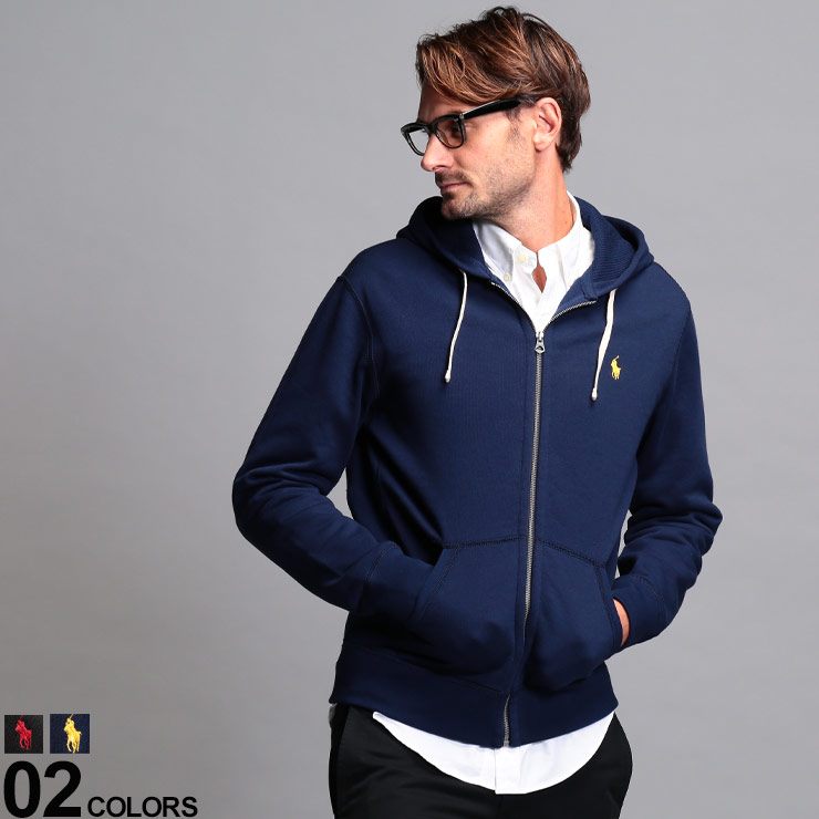 冬バーゲン 特別送料無料 パーカー ロゴ 裏起毛 スウェット Lauren Ralph Polo パーカー メンズ ポロラルフローレン フルジップ Rl スエット ジップパーカー トップス ブランド Dgb Gov Bf