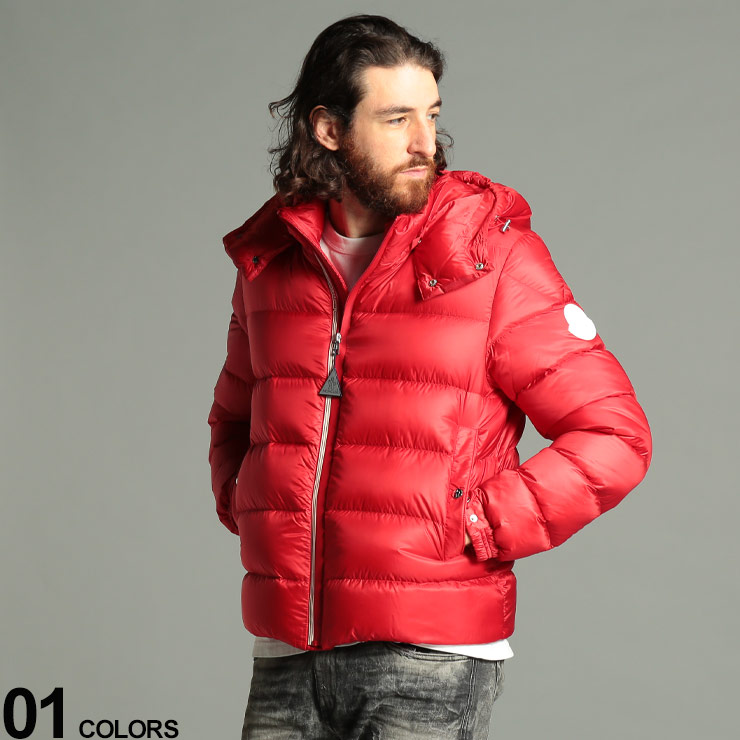 Moncler パーカー モンクレール ナイロン ロゴ Mcarves0メンズファッション フード取り外し フルジップ ダウンジャケット Arvesブランド メンズ 男性 アウター 秋 ブルゾン ジャケット スタンド ダウン ロゴ Mcarves0 冬 防寒 パーカー