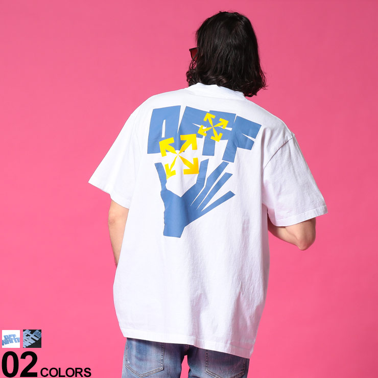 安くて可愛い人気 Off White オフホワイト バックプリント クルーネック 半袖 Tシャツ Hands Arrows Overブランド メンズ 男性 トップス Tシャツ 半袖 シャツ プリント 春 夏 コットン ストリート Owaa38r21jer004 値下げしました Livinginmalta Com