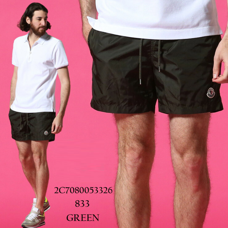 美品 Moncler モンクレール ワンポイント 裏メッシュ スイム ショートパンツブランド メンズ 男性 ボトムス パンツ ショートパンツ 水着 スイムウェア 夏 レジャー Mc2c 当店だけの限定モデル Mahottaripost Com Np