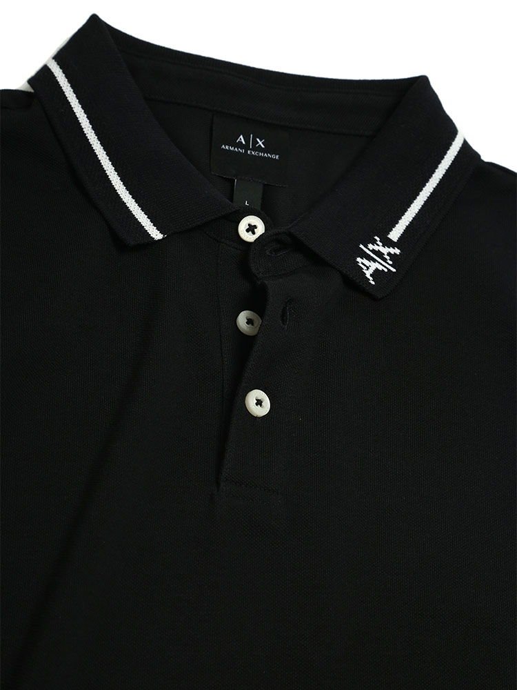 新版 Armani Exchange アルマーニエクスチェンジ 襟袖ライン 無地 半袖 ポロシャツブランド メンズ 男性 トップス シャツ ポロシャツ ポロ 春 夏 コットン シンプル 半袖 Ae8nzfflzj5dz メンズショップ サカゼン 楽天カード分割 Www Balloonylandkw Com