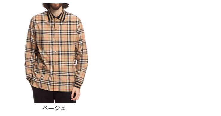 BURBERRY (バーバリー) チェック 男性 BB8050131 長袖シャツ シャツ