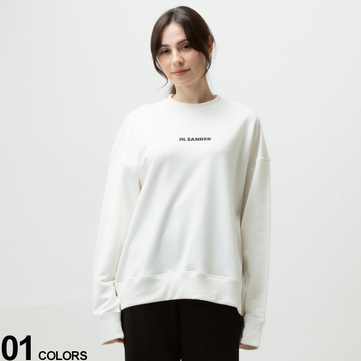 【楽天市場】JIL SANDER (ジルサンダー) 裏毛 ロゴプリント クルー