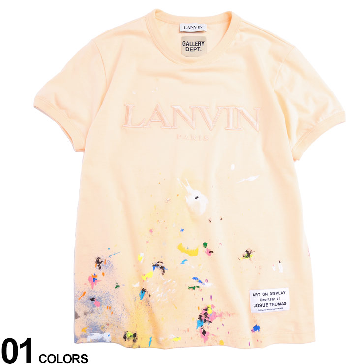 Lanvin x GALLERY ペイント DEPT. Tシャツ トップス ランバン 刺繍