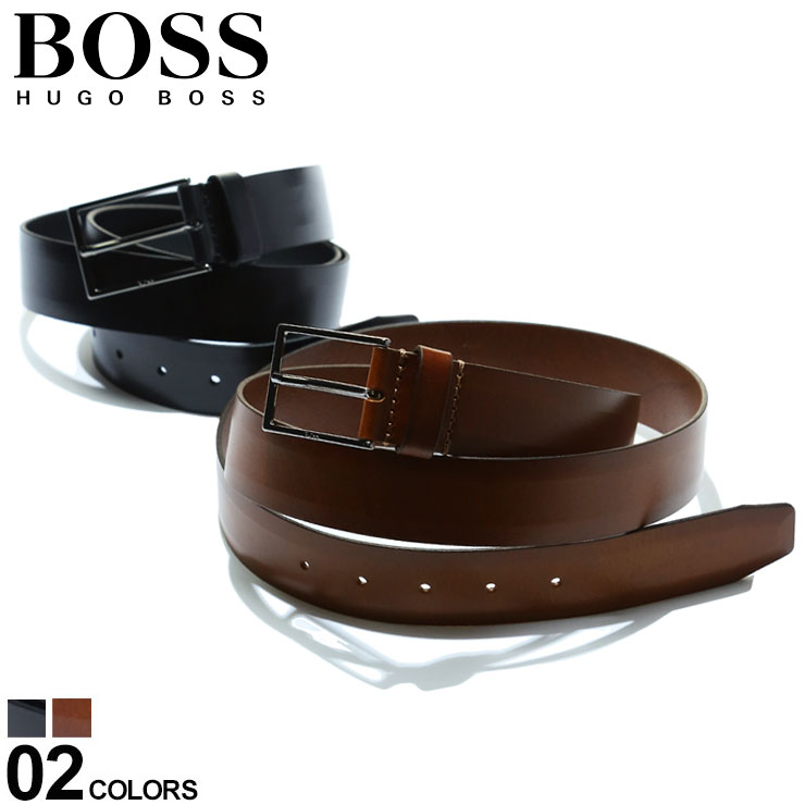 Toujou Kara Hugo Boss ヒューゴボス レザー ベルトブランド メンズ 男性 レザー ベルト ビジネスベルト フォーマル Hb Shinpin 100 Kanematsuusa Com