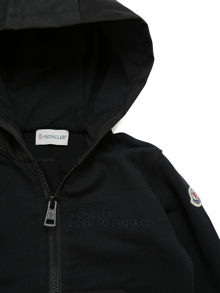 MONCLER (モンクレール) フルジップ 切り替え パーカー スウェット