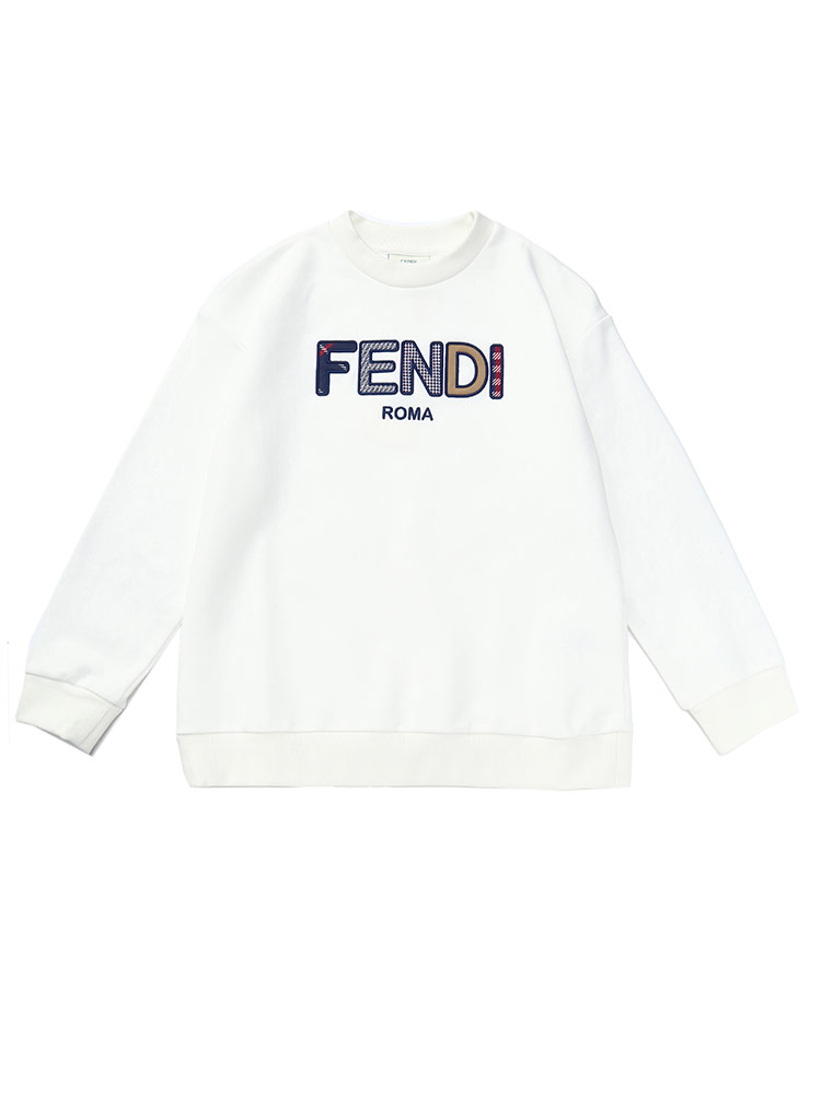 FENDI (フェンディ) フロントロゴ トップス スウェットシャツブランド